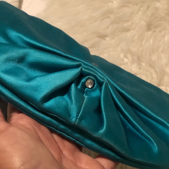 YSL silk evening clutch